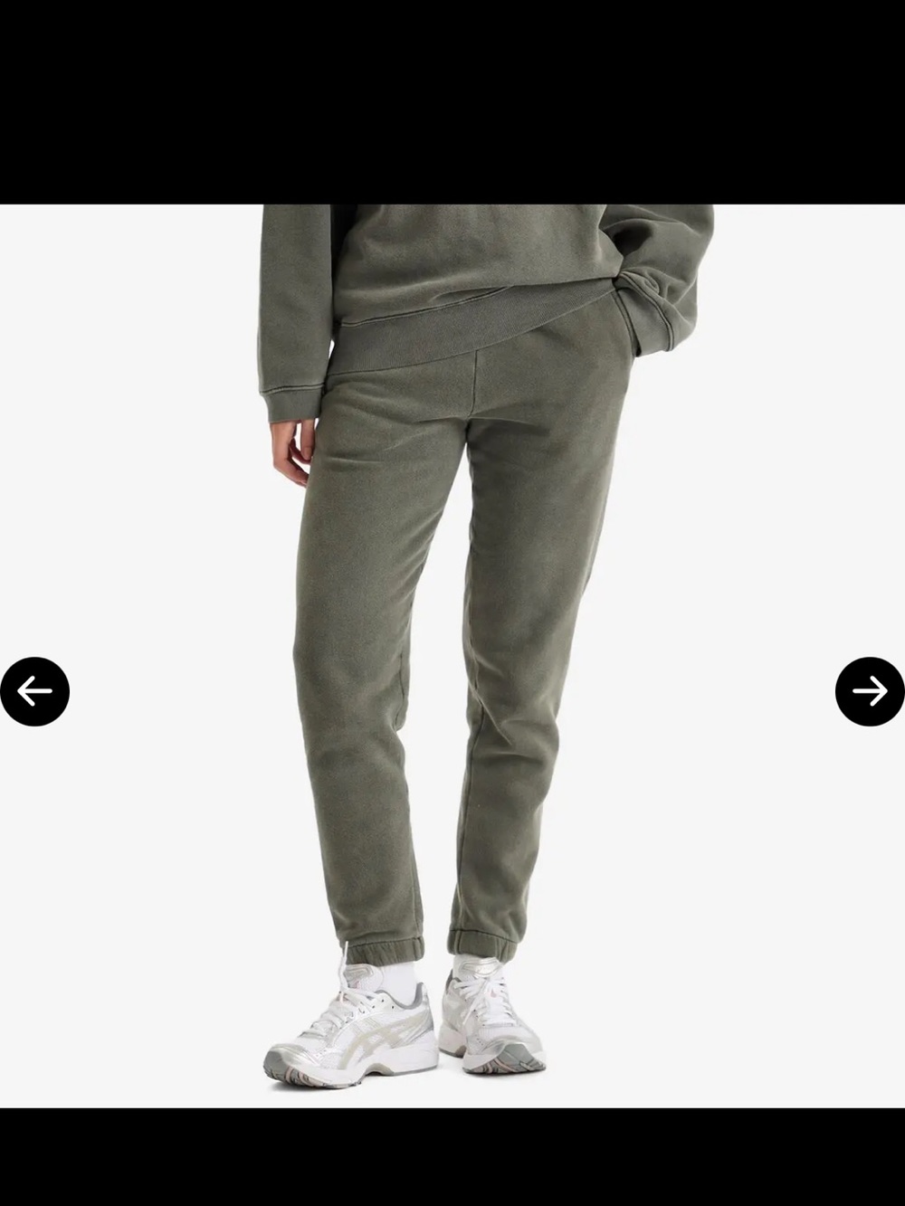 JOAH BROWN
Empire Sweatpants Olive Green size XS/S